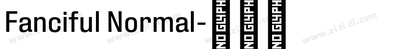 Fanciful Normal字体转换
